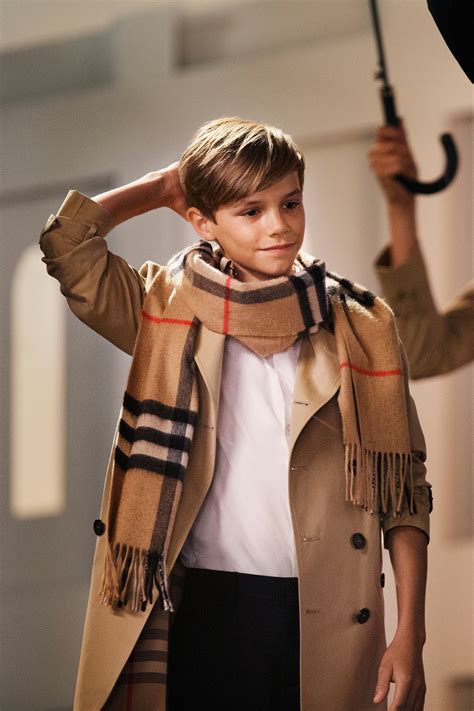 romeo beckham burberry advert|Romeo Beckham steals the show in Burberry ad .